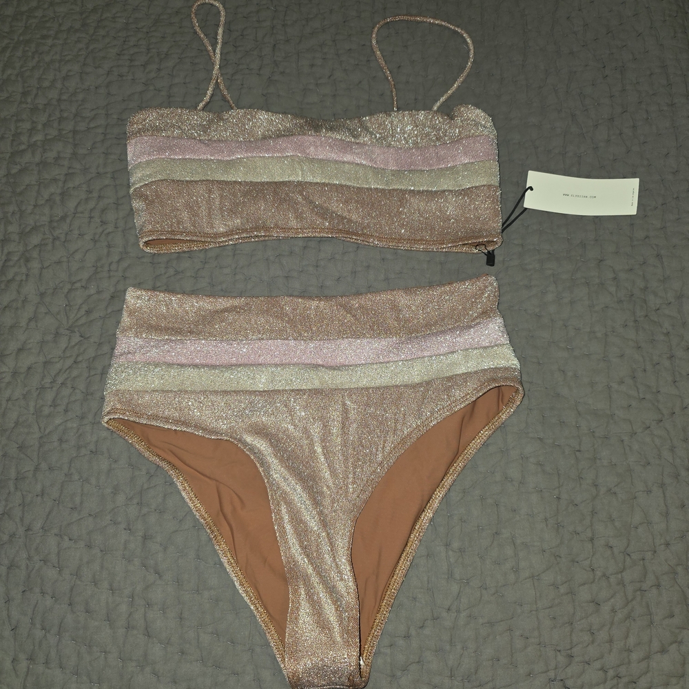 Elysiian Bali Dusty Pink Shimmer Bikini